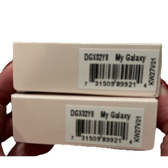 Bundle of 2 Kiss Galaxy Nails New in Package Medium Length My Galaxy Blue - Picture 5 of 5
